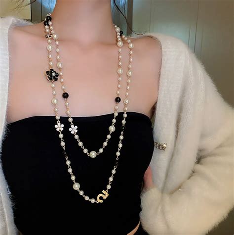 chanel candy necklace dupe|chanel knockoff pearl necklace.